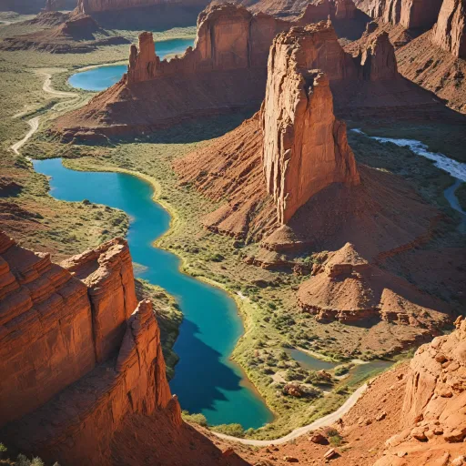 A two-week national park road trip map: exploring hidden gems of the American Southwest